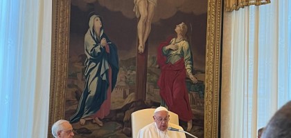 Paus Franciscus sprak de nationale directeurs van Missio toe
