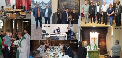 P. Basil Rohan Ferandez en visite en Belgique