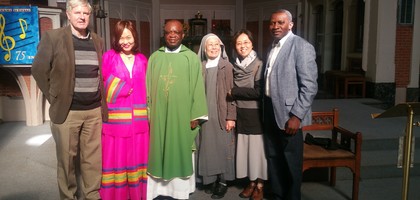 Missio à Genval avec deux témoins de Corée du Sud