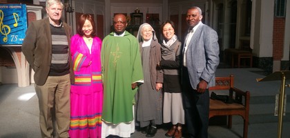 Missio à Genval avec deux témoins de Corée du Sud